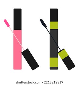 perfume bottles for lip gloss and mascara