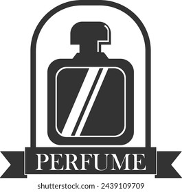 Conjunto de iconos de logotipo de botellas de perfume. Ilustración simple de los iconos del vector del logotipo de las botellas de perfume para la web