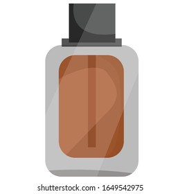 Perfume bottles simple Illustration. Clip Art vector.