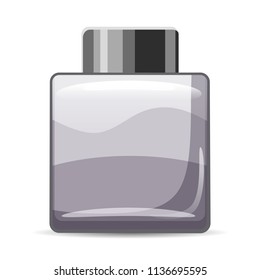 Perfume bottls icon vector illustration. Eau de parfum. Eau de toilette. cologne, toilet water, care of the body, beauty, vector, isolated, cartoon style