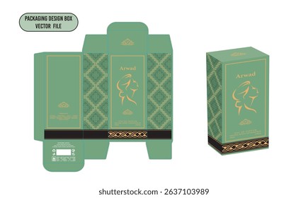 Perfume box design Design Template Arwad