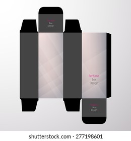 perfume box vector design