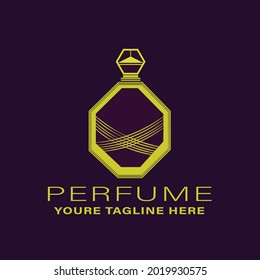 perfume brand icon . luxury perfume logo 