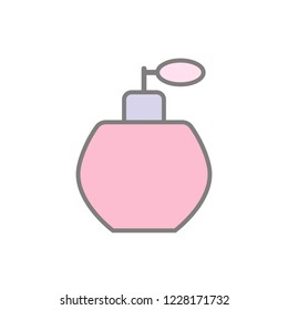 
perfume cartoon style vector