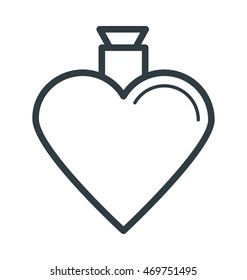 Perfume Colored Vector Icon