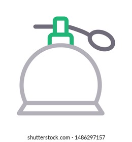 perfume colour line vector icon