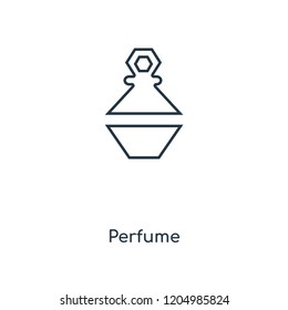 Perfume concept line icon. Linear Perfume concept outline symbol design. This simple element illustration can be used for web and mobile UI/UX.
