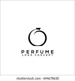 perfume cosmetics logo template