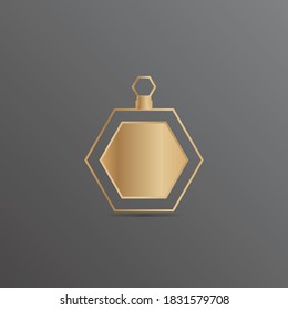 plantilla de logotipo de cosméticos de perfume, vector de plantilla de logotipo abstracto de perfume, Emblem, Concepto de diseño, símbolo creativo, icono