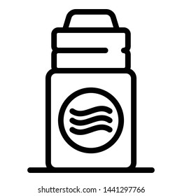 Perfume deodorant icon. Outline perfume deodorant vector icon for web design isolated on white background