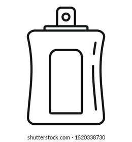 Perfume deodorant icon. Outline perfume deodorant vector icon for web design isolated on white background