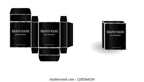 perfume design box packaging men's classic