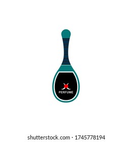 icono de diseño de perfume blanco aislado 