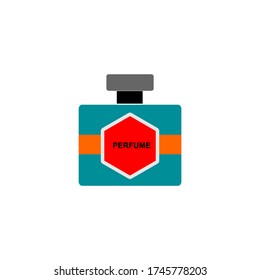 icono de diseño de perfume blanco aislado 