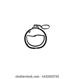 perfume doodle hand draw vector 