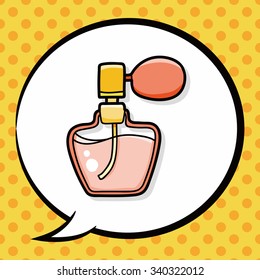 perfume doodle, speech bubble