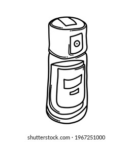 Perfume Doodle vector icon. Drawing sketch illustration hand drawn cartoon line.