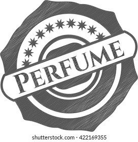 Perfume draw (pencil strokes)