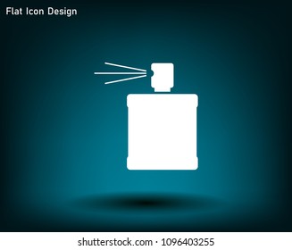 Perfume, eau de toilette, perfumery. Vector icon.