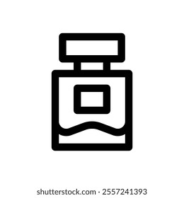 Perfume. Editable stroke vector icon.