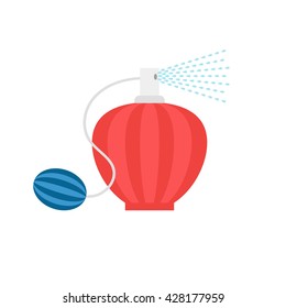 Perfume - perfume facility, solution of mixtures of odoriferous substances with spray