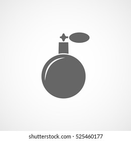 Perfume Flat Icon On White Background