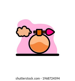 Perfume Fragrance Icon Vector Illustration Design eps10