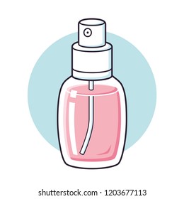 Perfume fragrance spray bottle