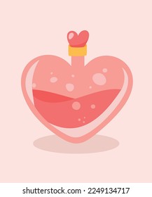 Perfume Heart Smell LoveIdeal for posters, postcards, invitations, and banners.