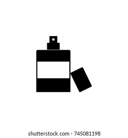Perfume icon , black sign design