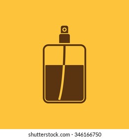 The perfume icon. Cologne symbol. Flat Vector illustration