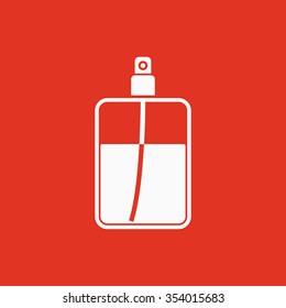 The perfume icon. Cologne symbol. Flat Vector illustration