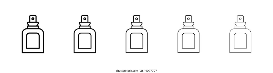 Perfume icon concept. graphic design, logo, Web, UI.