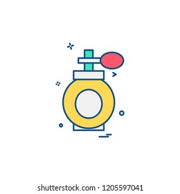 Perfume icon design vector
