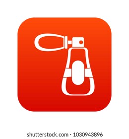Perfume icon digital red for any design isolated on white vector illustration