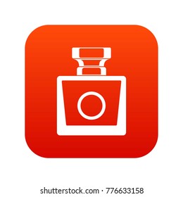 Perfume icon digital red for any design isolated on white vector illustration