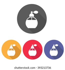 Perfume icon. Flat icon perfumes.
