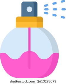 Perfume Icon Flat Vector Illustration