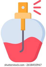 Perfume Icon Flat Vector Illustration