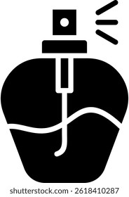 Perfume Icon Glyph Vector Illustration