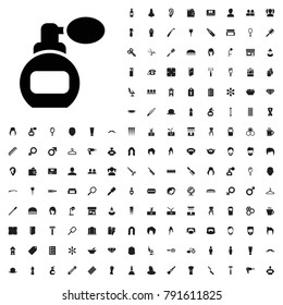 Perfume icon illustration isolated vector sign symbol. editable barber icons vector set.