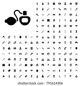 Perfume icon illustration isolated vector sign symbol. editable barber icons vector set.