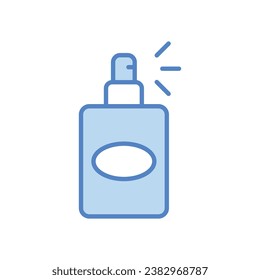 Icono Perfume aislar ilustración de material vectorial de fondo blanco