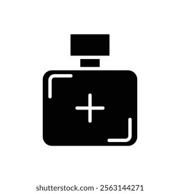 Perfume icon Isolated flat vector in outline