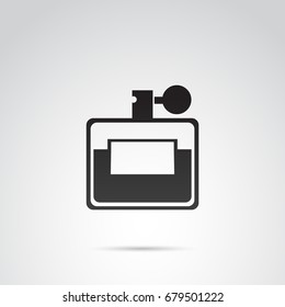Perfume icon isolated on white background. Vector art.