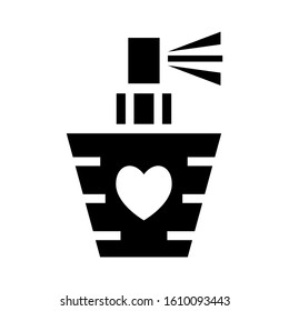perfume icon isolated sign symbol vector illustration - high quality black style vector icons
