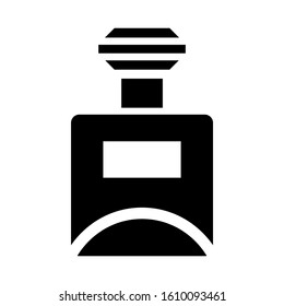 perfume icon isolated sign symbol vector illustration - high quality black style vector icons
