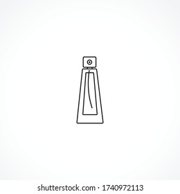 perfume icon. perfume line icon. perfume isolated line icon