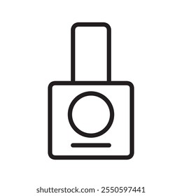 ícone perfume linha vetor design ilustração em estilo moderno