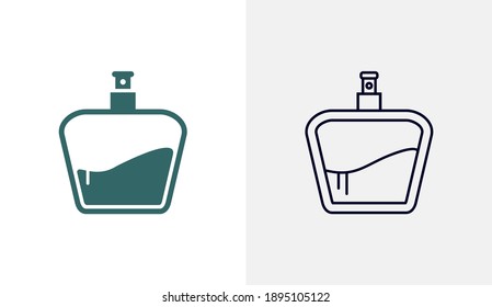 Perfume icon logo design vector template, Fashion icon concepts, Creative design